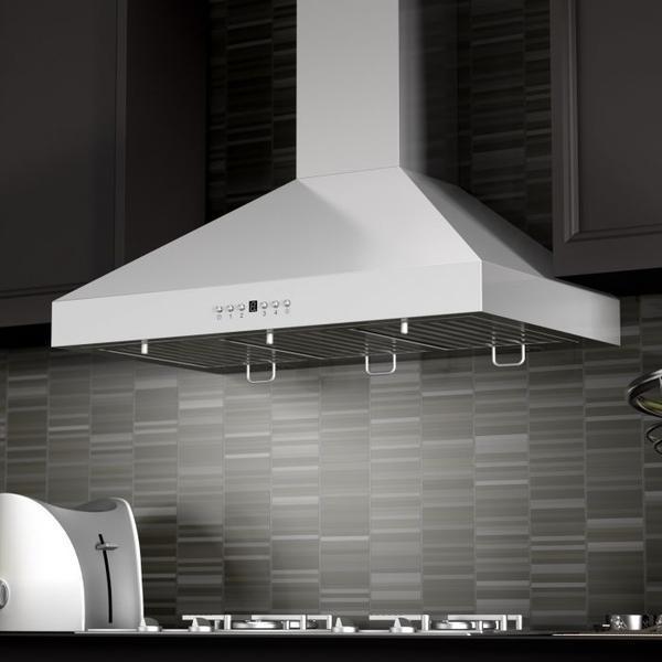 ZLINE 48 Inch Wall Mount Range Hood Convertible Vent Stainless Steel 4-Speed 700 CFM (KL3-48)
