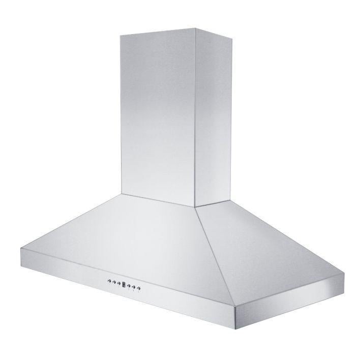 ZLINE 48 Inch Wall Mount Range Hood Convertible Vent Stainless Steel 4-Speed 700 CFM (KL3-48)