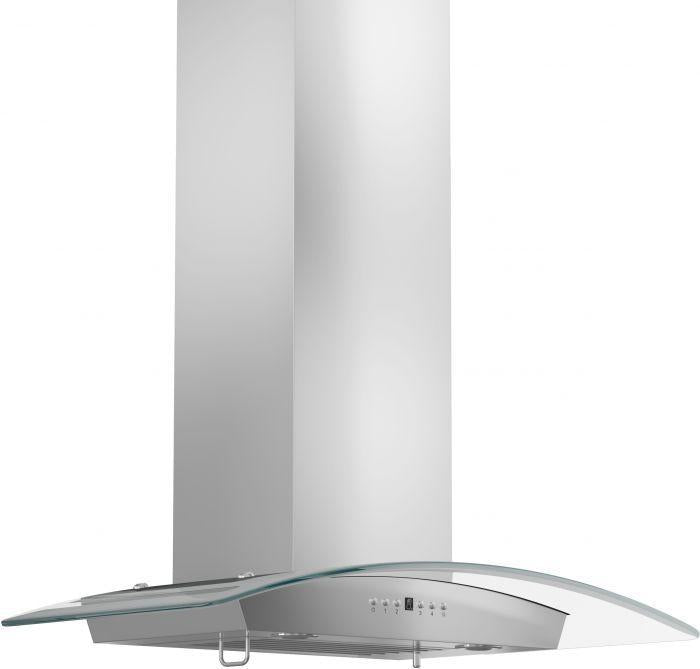 ZLINE 36-Inch Wall Mount Range Hood Stainless Steel Indoor Crown Molding 400 CFM (KZCRN-36)