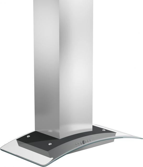 ZLINE 36-Inch Wall Mount Range Hood Stainless Steel Indoor Crown Molding 400 CFM (KZCRN-36)